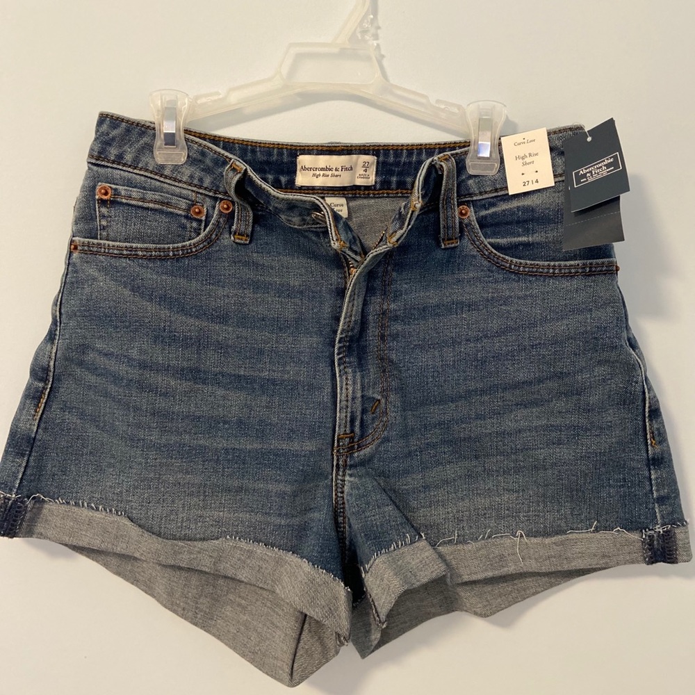 Abercrombie high-rise shorts